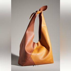 Anthropologie Colorblock Knotted Shoulderbag